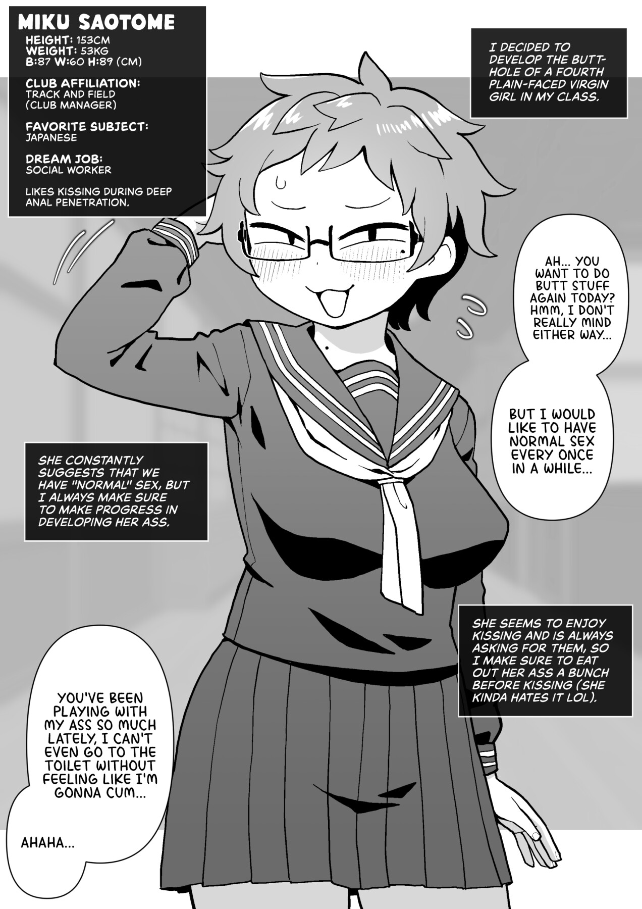 Hentai Manga Comic-Anal development of my plain-faced virgin classmates-Read-20